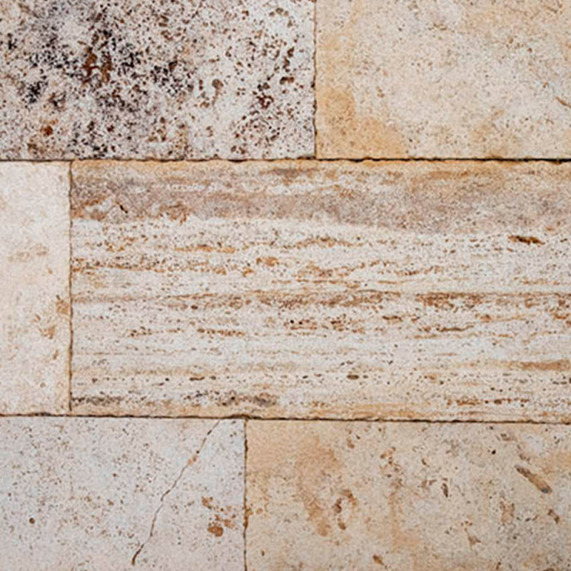 Construcción de Fachadas Exteriores de Travertino Margar Stone